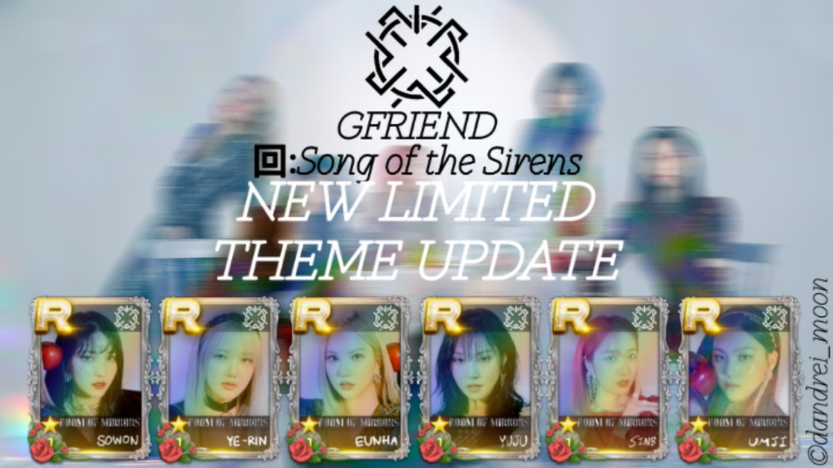 woo_ade's tweet photo. GFRIEND - ROOM OF MIRRORS
FANMADE LE THEME
#SuperStarGFRIEND #DALCOMSOFT
#GFRIEND #GFRIEND_APPLE #gfriend67thwin #소원 #예린 #은하 #유주 #신비 #엄지 #여자친구 https://t.co/UnEVLTEdjL