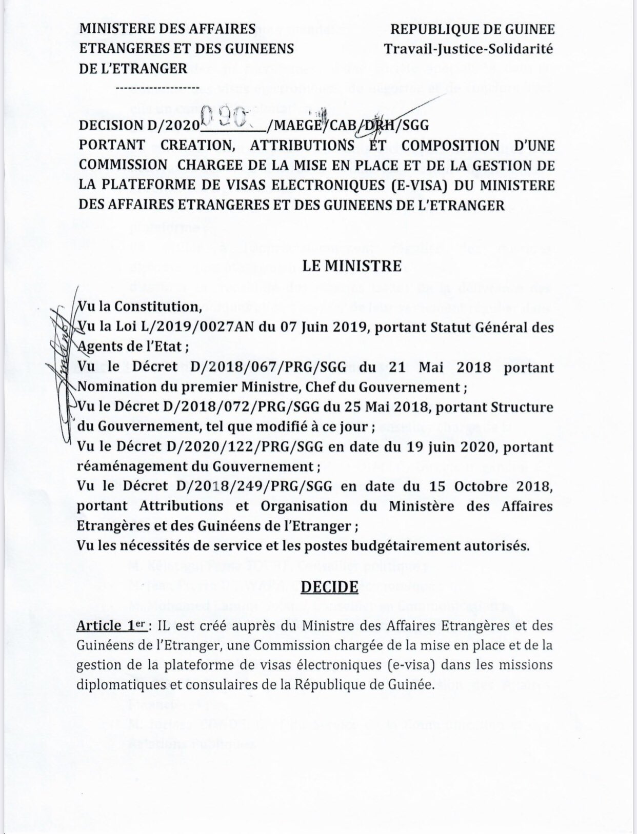 Guinée - Ministère de l'Europe et des Affaires étrangères