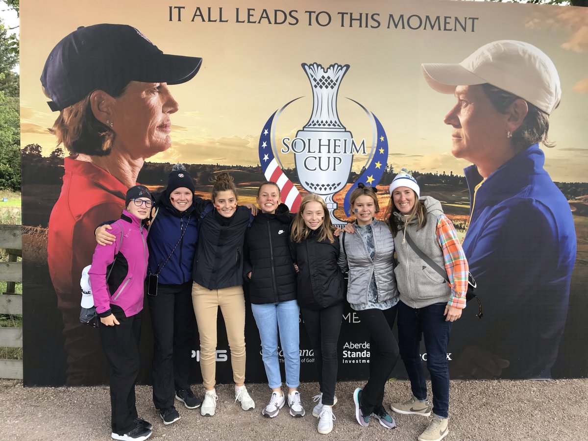 StLeonards_Head's tweet photo. Our boarders live and learn with their friends, making deep and lasting friendships. These girls had a great day out at Gleneagles for the Solheim Cup!
#FriendshipAndFun #Memories https://t.co/KSehKT7nxl