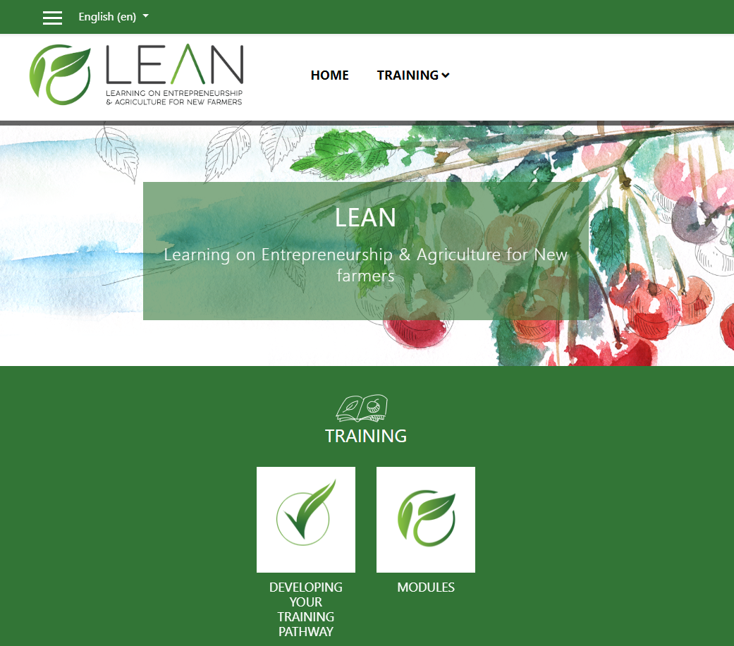 LEANproject_eu's tweet photo. New farmers, get ready!🤗
Our training program is coming soon! 👏 
10 modules and a test "Developing your training pathway" will help you to implement and develop your farming idea🌱
A little snippet of the Moodle platform that is being prepared for you😊#lean #organic #farming https://t.co/YIjoW8GdP6