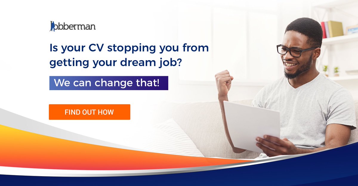 Jobbermandotcom's tweet photo. This life is all about packaging, how packaged is your CV?
:
Get that professionalโs touch on your CV, so you can take a step closer to your dream job.
:
Learn more here > https://t.co/6crXbgfWrh
#CVrewrite #cvservices #jobberman https://t.co/rEXtLIYVtb