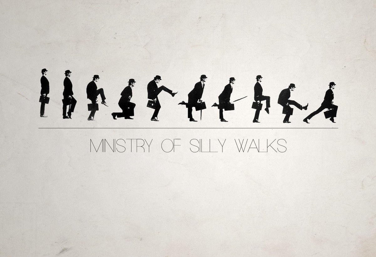 Arroundtable's tweet image. This has to be a gold classic: The Ministry of Silly Walks by the #MontyPython. Have a great day folks !!!!
#comedyrecess #aroundtable #blog #entertainment #fans 
aroundtable.ca/post/monty-pyt…