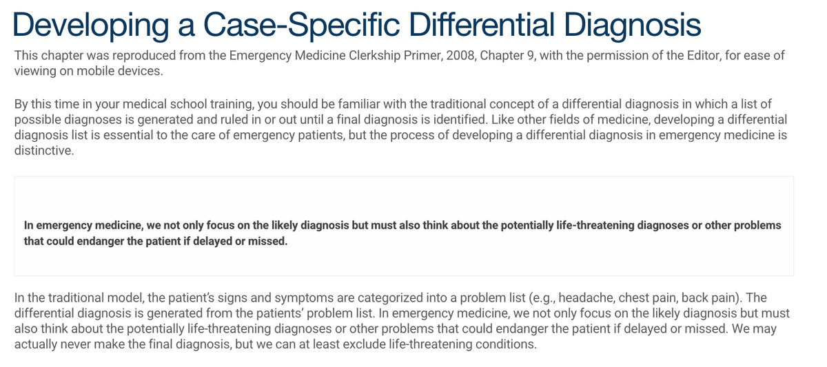 SAEMonline's tweet photo. Check Out the CDEM M3 Curriculum- Developing a Case-Specific Differential Diagnosis*
Read Now: https://t.co/w2NzX90CRN
Check Out More CDEM M3 Curriculum: https://t.co/eASnYPAA7Y
#CDEM #M3 @CDEMstudents @CDEMfaculty https://t.co/TTXePzLpNb