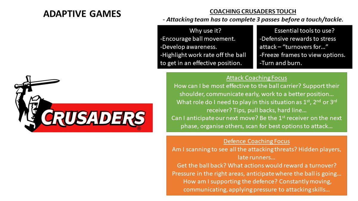 🏉Adaptive Games🏉Will continue to upload, but instead of clogging up your feed with game ideas please find a Google Drive link to all the resources created, used and shared last season and throughout lockdown, so you can continue to use them - drive.google.com/drive/folders/… 👊