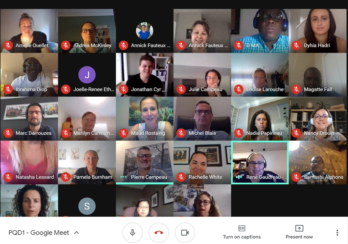 Une belle photo des participants du #pqdpartie1 avec le coordonateur <a href="/pierre_campeau/">Pierre Campeau</a> et les animateurs moi-même et <a href="/chrislortie1/">christian lortie</a>