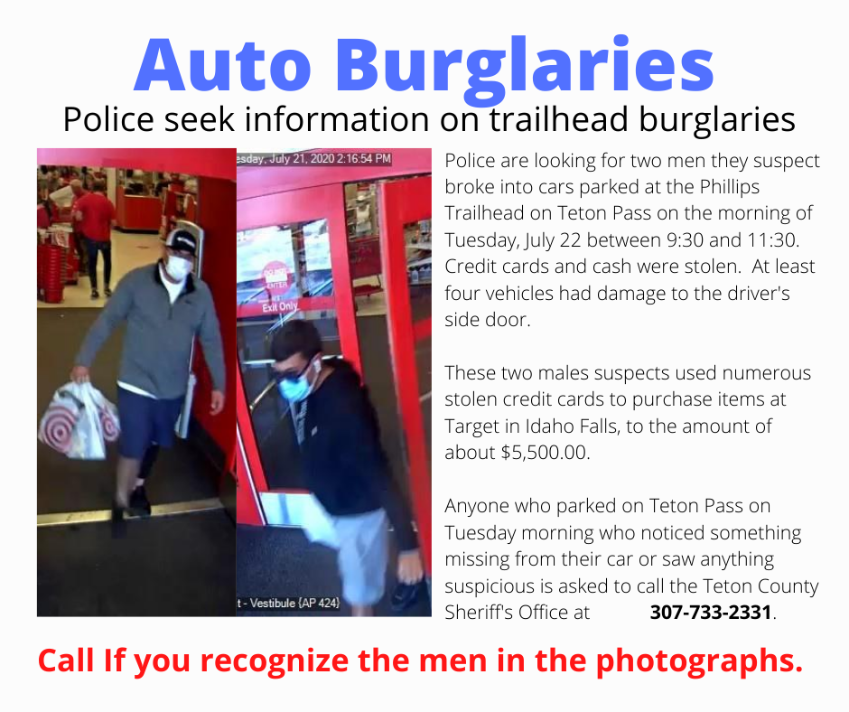 TCSHERIFF's tweet photo. Auto Burglaries - https://t.co/FsoTilF2in https://t.co/meoHNbggWN
