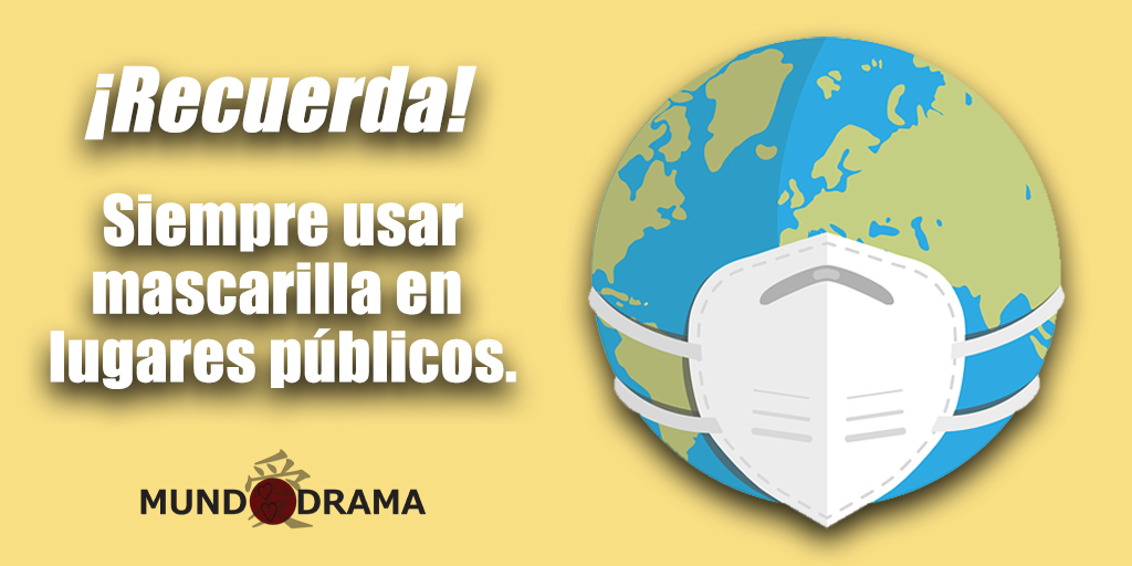 Mundo_Drama's tweet photo. ☝🏽 ¡IMPORTANTE! ☝🏽

Sigan protegiéndose y tomando las precuaciones necesarias. #TuSaludVaPrimero 😷 https://t.co/HzN3BUQxoh