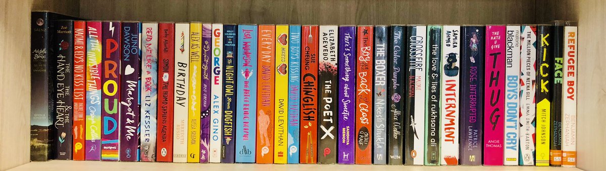 EveBeHerLead's tweet photo. Finishing touches to our @bolderlondon Library - introducing students to diverse characters and authors #promotingdiversity #readingispower https://t.co/tCZuu0n4dJ