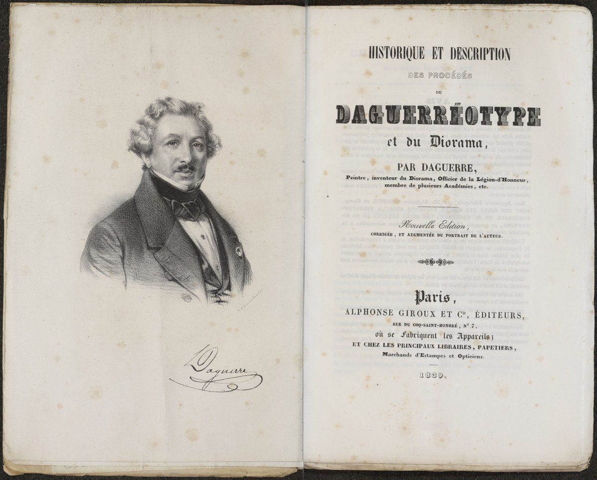 Louis-Jacques-Mandé Daguerre invented the daguerreotype process in France. The invention was announced to the public on August 19, 1839 at a meeting of the French Academy of Sciences in Paris.
