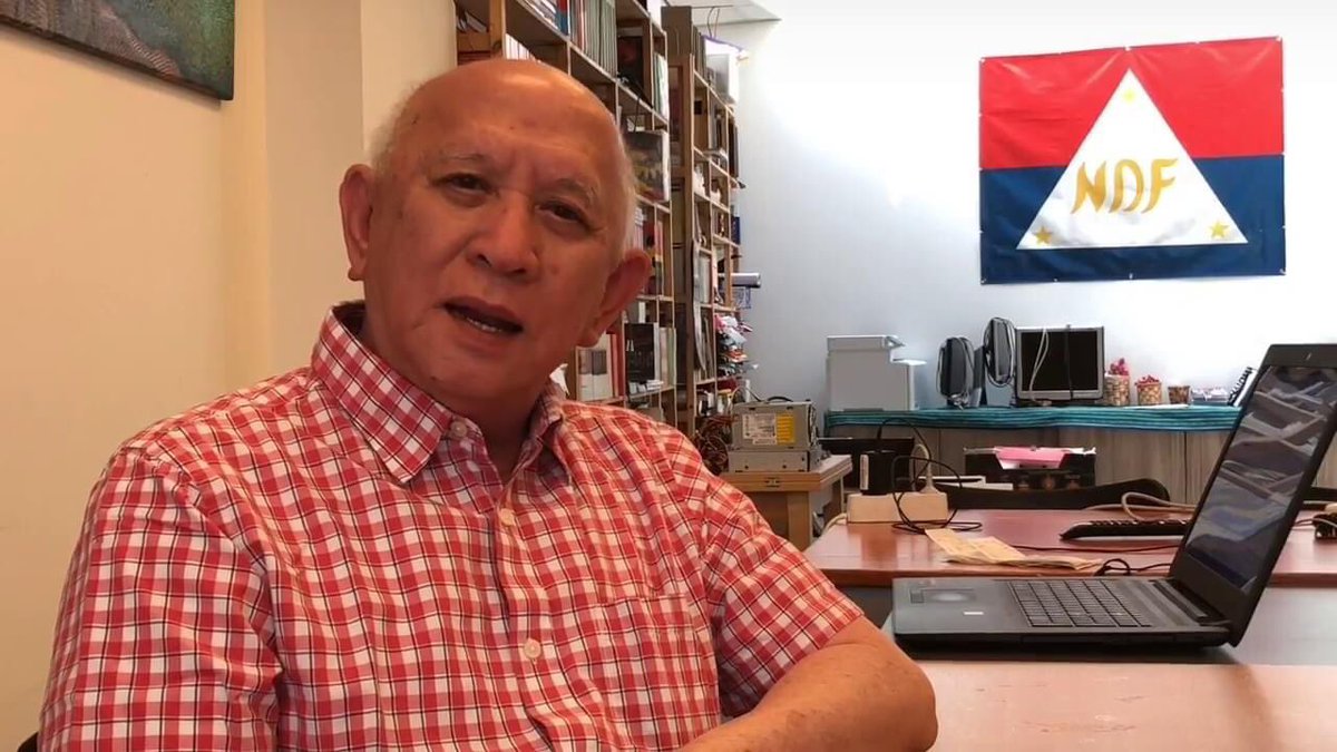 tonyocruz's tweet photo. BREAKING: National Democratic Front chief negotiator Fidel Agcaoili, 75, has passed away, according to an NDF statement. https://t.co/APc1xK730G