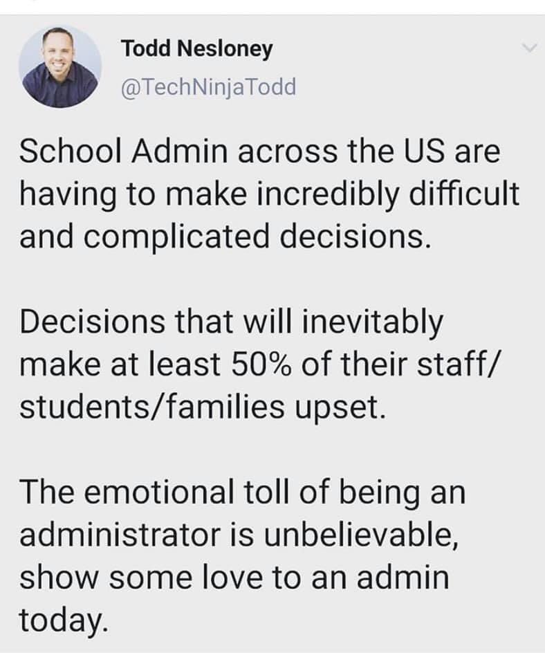 MaryMills37's tweet photo. I’m thankful for everything our school admin, central office, and board has been doing in these confusing times! @migdaliagpowers @vparker1993 @NISD https://t.co/KqieQgbgc2
