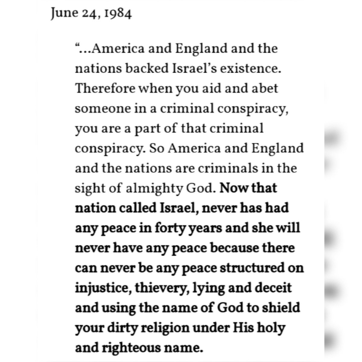 Brotherkingcam's tweet photo. When so-called Jews like #RabbiCooper tell you that Minister Farrakhan said they practice a gutter religion but you have the transcript of his speech that has his words verbatim. @NickCannon #Farrakhantwitterarmy https://t.co/5qBcE3n7XQ