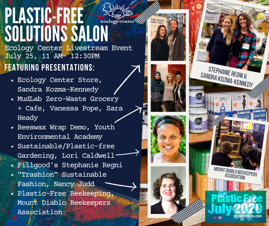 EcologyCenter's tweet photo. To make a #PlasticFreeRecovery, we must prioritize environmental &amp; human health by committing to #BreakFreeFromPlastic. Join the Ecology Center &amp; local community partners for a virtual Salon to discover solutions to make plastic-free living a reality. Visit our website for info https://t.co/1tsX5o69iw