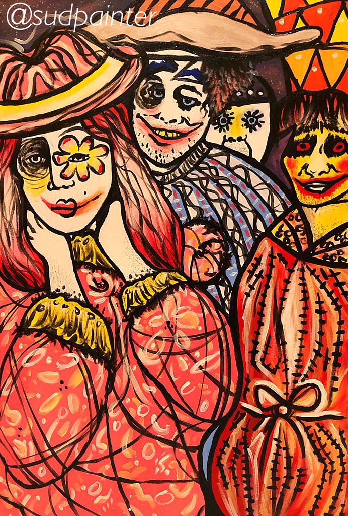 sudpainter's tweet photo. New artwork ✨                                             " Macdonald's we hatin' it " 
acrylic on canvas 
size " 90 x 60 " . https://t.co/HyaHyH4Ao6