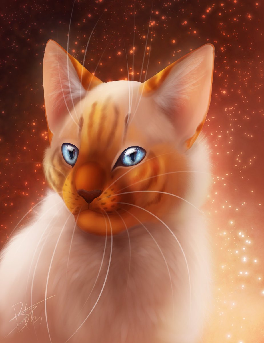 Attempt at realism of my own character Pepperpaw! #warriorcats #warriorcatsart #under1kgang