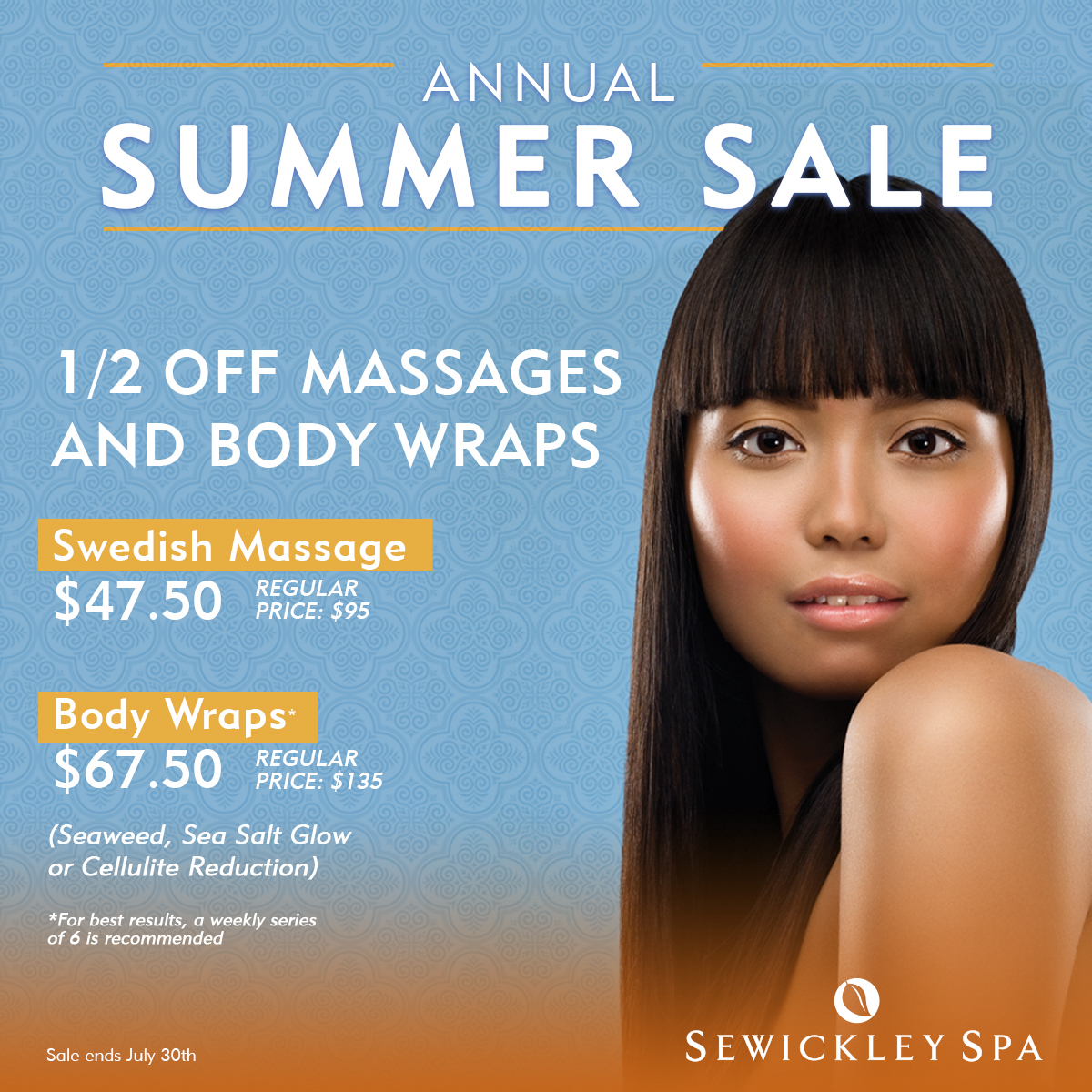 TheSewickleySpa's tweet photo. 50% Off Massages and Body Wraps! - https://t.co/bHZH9hR0hb https://t.co/3voV2SkXsx