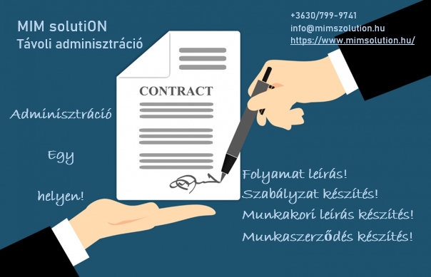 SolutionMim's tweet image. #MIMsolutiON#kiszervezés#outsource#adminisztráció#administration#folyamatleírás#szabályzatkészítés#munkakörileírás#munkaszerződés

Légy hatékony és szervezz ki!

Tájékozódj honlapunkon! Akár ingyenes visszahívást is kérhetsz:
mimsolution.hu