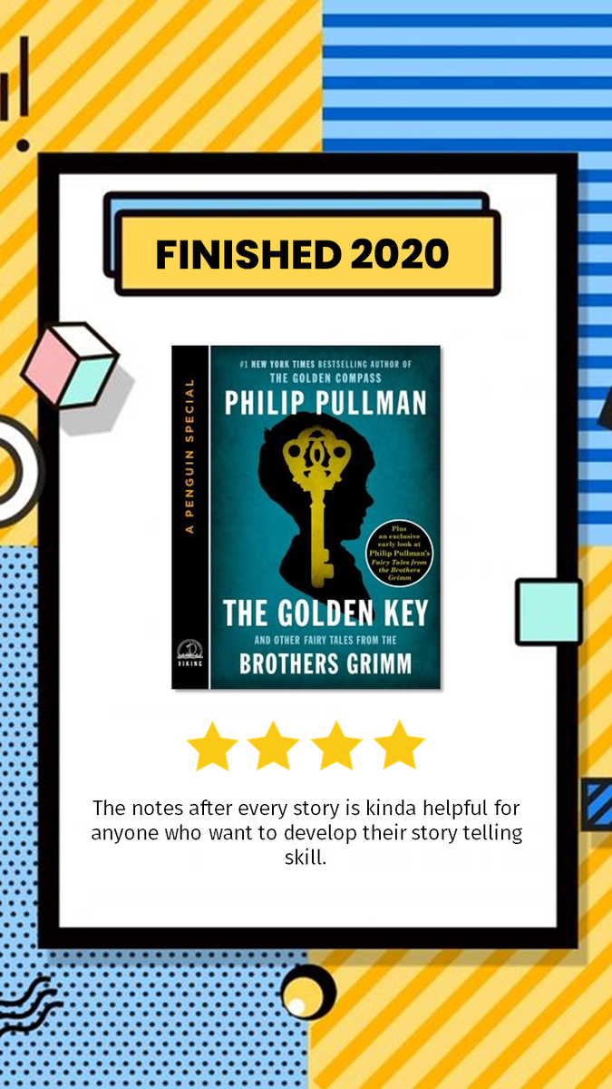 116. The Golden KeyAkhirnya bisa berkenalan secara resmi dengan Phillip Pullman -  https://www.goodreads.com/review/show/3458028849