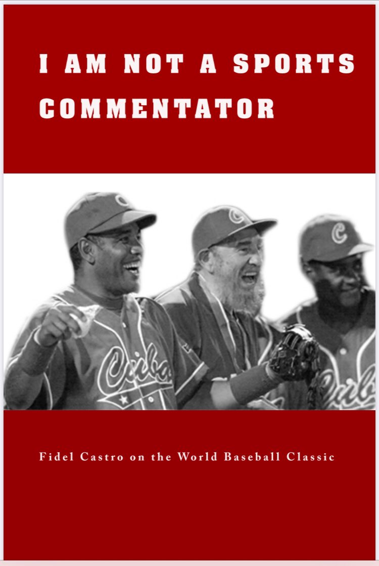 PodPunkGodCast's tweet photo. Happy grotesque baseball opening day @TheMagnificast. Here’s a lil pamphlet we made of Fidel blogging the 2009 World Baseball Classic. https://t.co/C8cvXobqfa https://t.co/SG9JqH9cbM