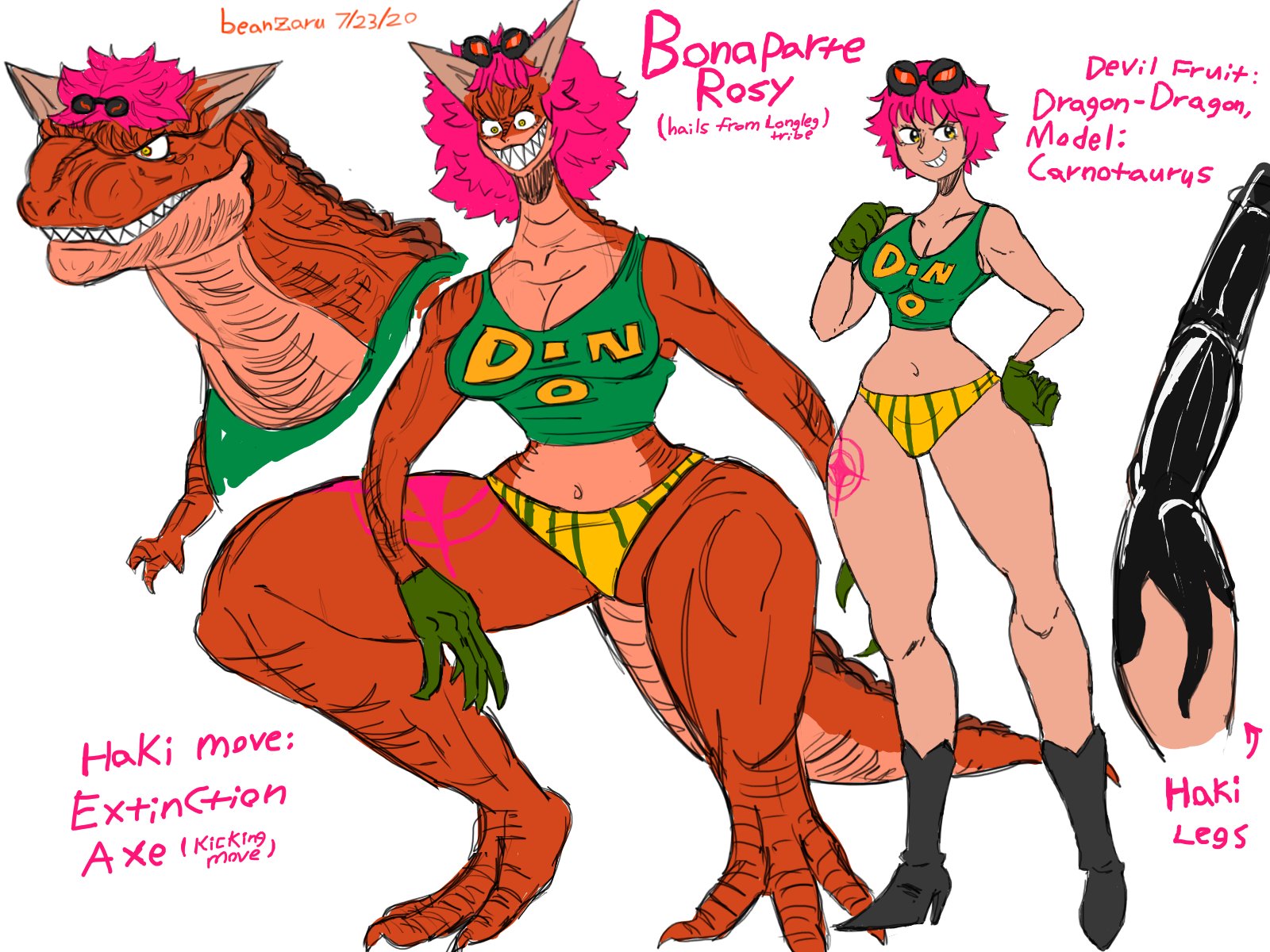 Beans Made Thighs Finished Bonaparte Rosy A Devil Fruit User From The Longleg Tribe Just In Her Basic Form She S 4 25 Meters She Can Use Armament And Observation Haki During