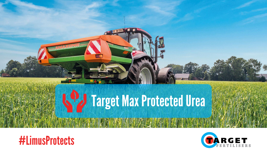 targetfert's tweet photo. Promoting sustainable fertiliser use is importance to us. We have worked with @BASFCropIRE to bring our new range of protected urea, Target Max, to the Irish market. View our full range here: https://t.co/es5rjyk2hJ #Sustainability #LimusProtects #Fertiliser #ProtectYourTarget https://t.co/fLB8joVZXG