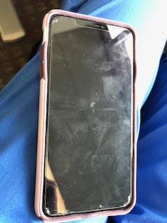 mgorman's tweet photo. @BelkinCares  May I please get a replacement screen cover? https://t.co/kvOy1lZrEr