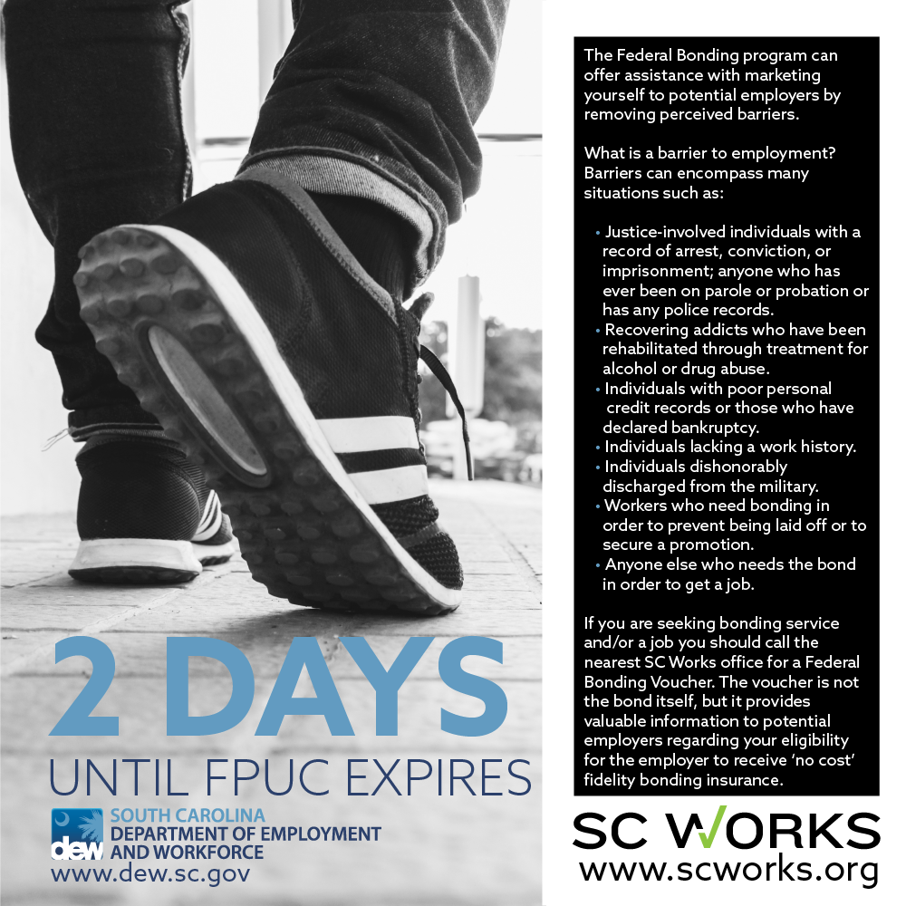 Did you know that our Federal Bonding Program can help you secure a job ...
