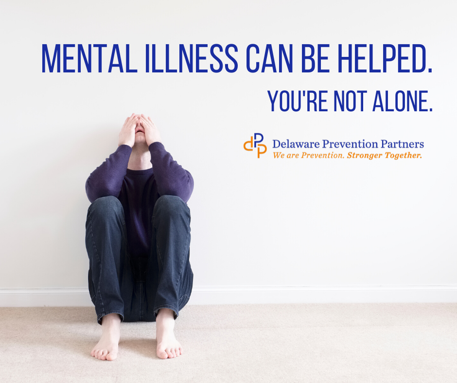 DelawarePrevent's tweet photo. Depression can happen to anybody. Especially in these weird times. We create awareness through education and healthy living tips to prevent mental illness. If you are depressed, reach out. We're here to help. We are #StrongerTogether #MentalHealthSupport https://t.co/ihifaafHVF