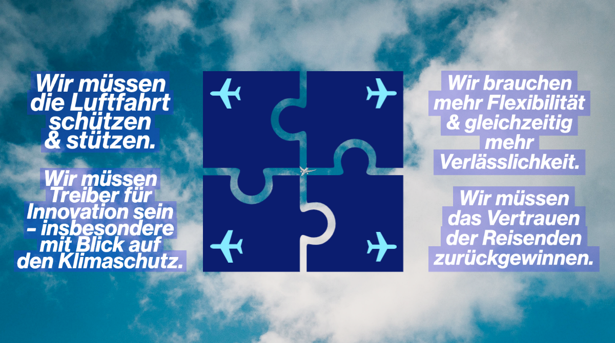 BMV's tweet photo. "Wir brauchen bei der Luftfahrt ein einheitliches Vorgehen in #Europa. Das hat der #AviationSummit mit meinen #EU-Amtskollegen, Vertretern aus Industrie, Airlines, Flughäfen & Flugsicherungen deutlich gemacht", so Bundesminister @AndiScheuer. Die gemeinsamen 4 🇪🇺Grundsätze sind👇 https://t.co/69JgBsKKAH