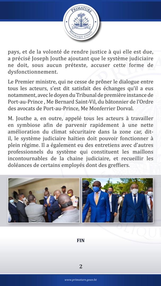 Primature de la République d’Haïti tweet media
