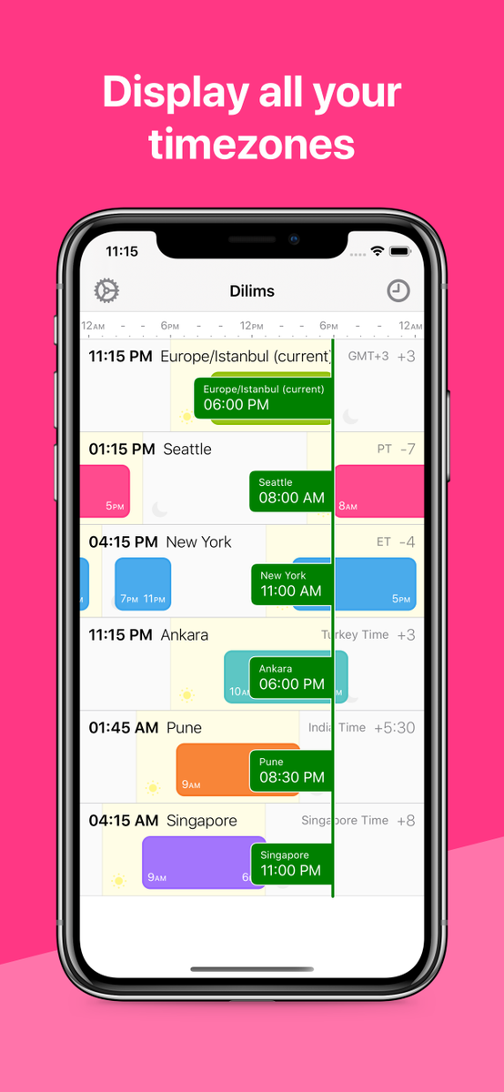 eliz_kilic's tweet photo. I am super excited to share my brand new timezone app, Dilims!
You can enter other peoples working hours in different timezones and quickly see overlapping times. The whole app is written in SwiftUI and does not contain any kind of 3rd-party SDK.
https://t.co/LfbTsmBYhi https://t.co/UiiaXTHFFO