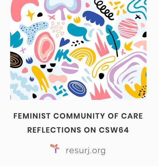 RESURJ's tweet photo. “The multilateral spaces of the past remain strategic opportunities for feminist advocacy and mobilization for women’s human rights.” Check out RESURJ’s analysis from the virtual #FemCom hosted with @diva4equality around #CSW64 #Beijing25 https://t.co/FmrE6bTx7e https://t.co/whEJ34TEmA