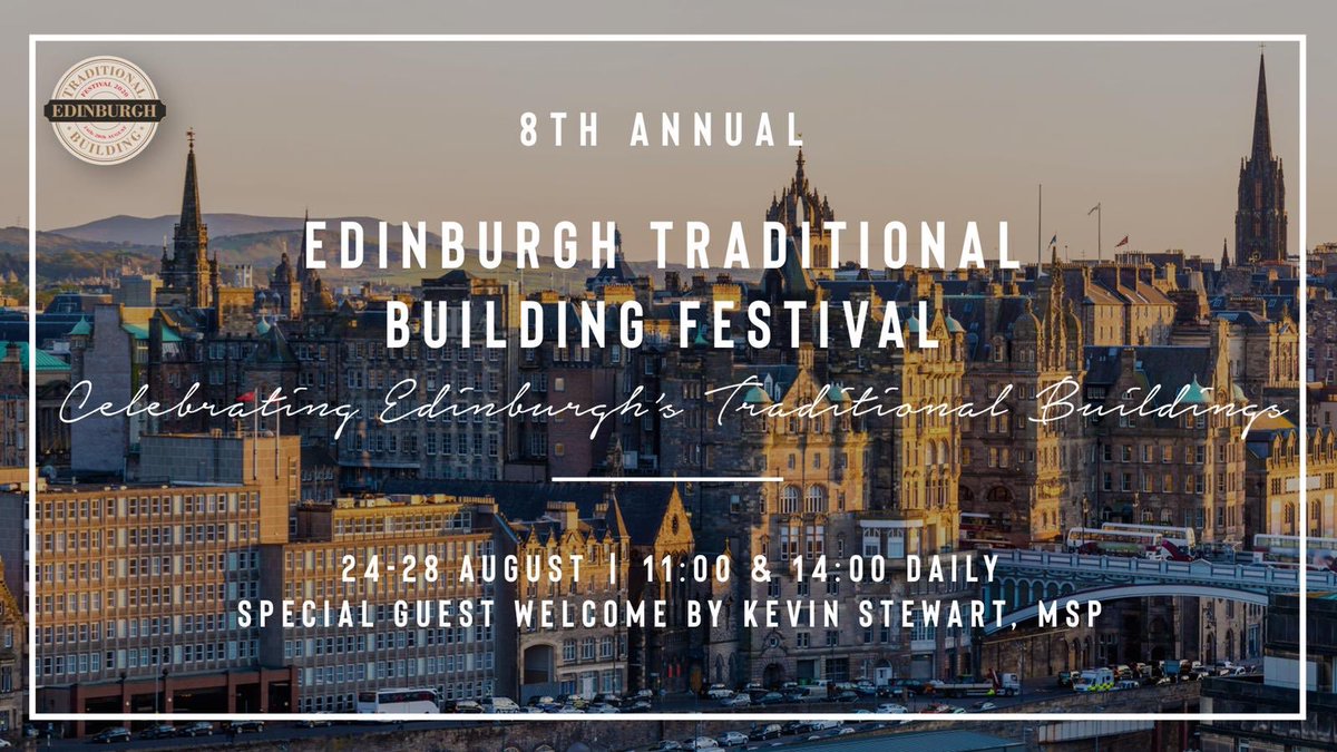 scottradbuild's tweet photo. Details of the line up&amp;how to book tickets (free) for 8th Edinburgh Traditional Building Festival have just been released - https://t.co/9ajF1YLGkE A special thanks to @tylerlottuk for leading on the organisation of this year’s festival &amp; to @KevinStewartSNP for opening the event https://t.co/rpGZtqvEfL