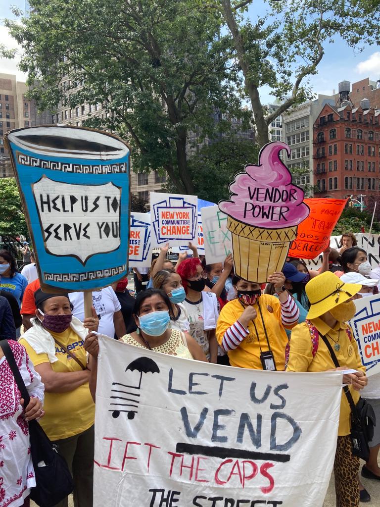 VendorPower's tweet photo. NYC's Vendors have always been POC &amp; immigrants for whom vending is the only way to start a biz. To this day, the City uses veiled language like 'dirty' or 'disorderly' to exclude our communities from the formal economy. @NYCSpeakerCoJo Vendors are small biz - Pass #Intro1116 https://t.co/GQRmp9XKnK