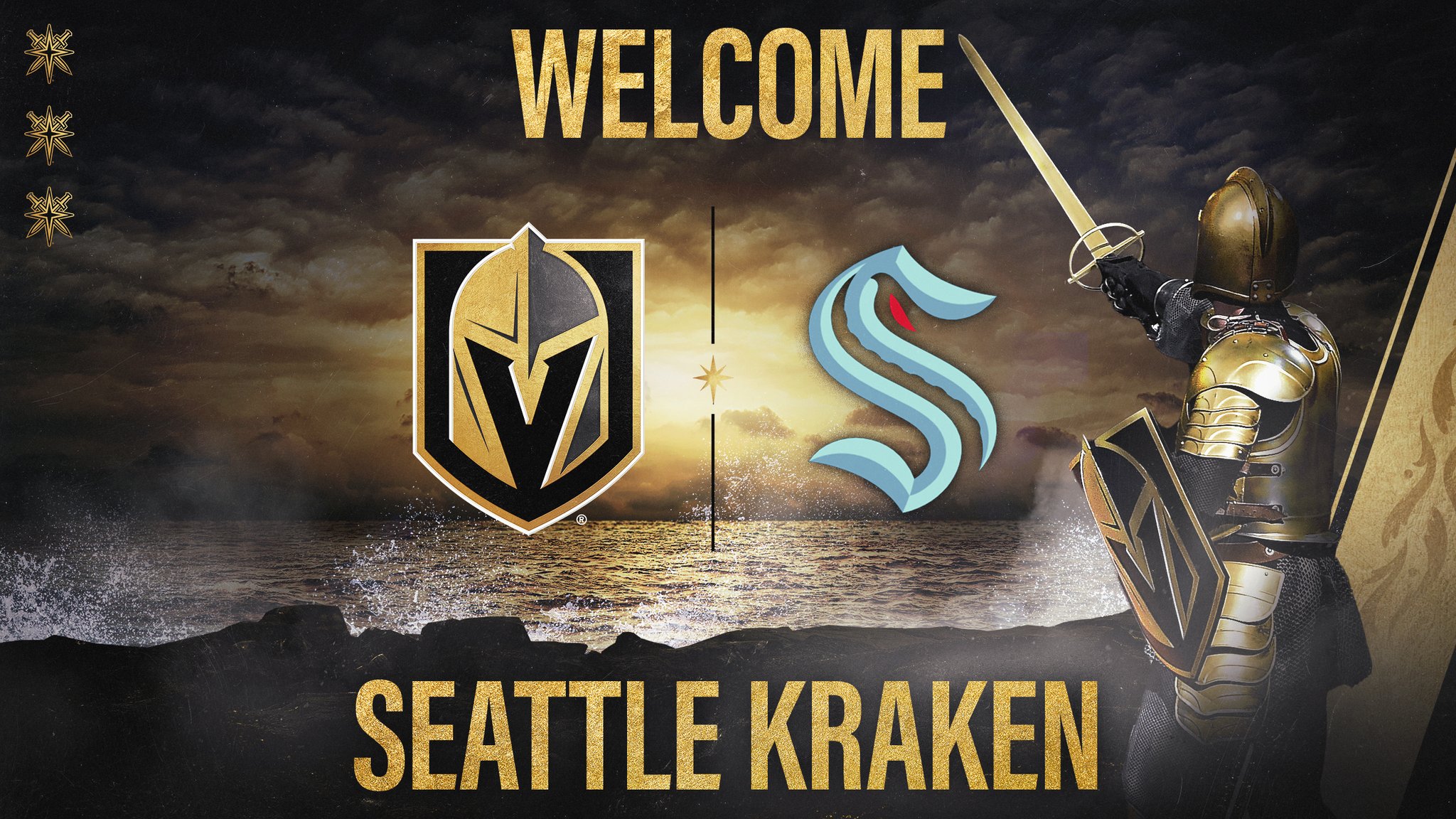 Vegas Golden Knights on Twitter: "Welcome to the Original 32, @NHLSeattle_ 🦑⚔️… "