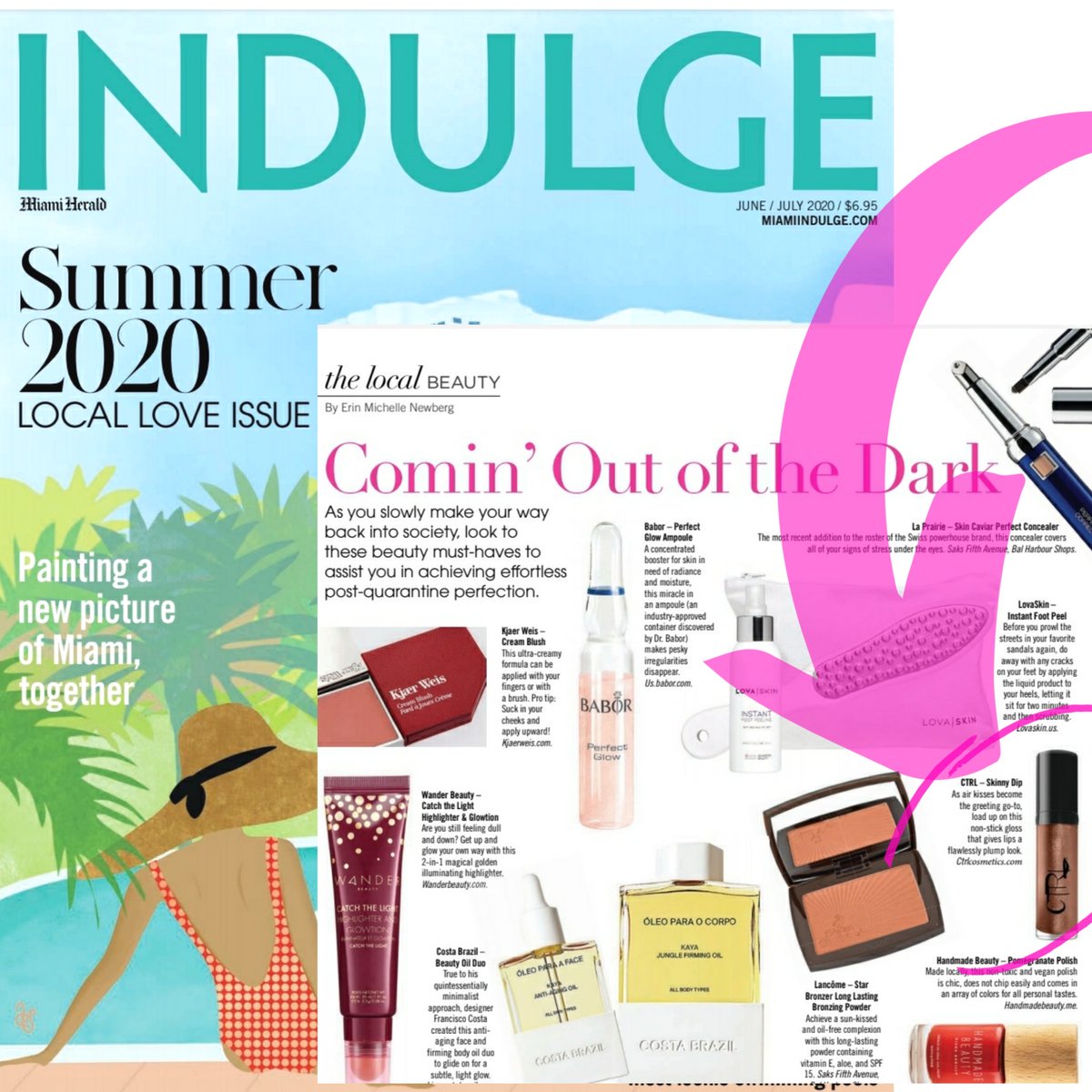 ctrlcosmetics's tweet photo. Thank you Miami Indulge Magazine for including us in your Summer 2020 beauty roundup! We agree that our non-sticky, argan oil infused lip glosses are absolutely flawless!  https://t.co/pHSfXnyBVl #lipgloss #indiebeauty #summerbeauty https://t.co/o7E9aIDnG4