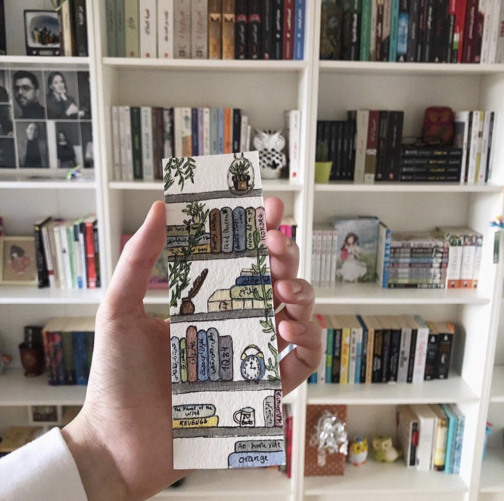 noorgab_'s tweet photo. I do believe something very magical can happen when you read a good book ♥️
- J.K. Rowling.
#bookmark #byme #watercolor https://t.co/1o4pwRHiqj