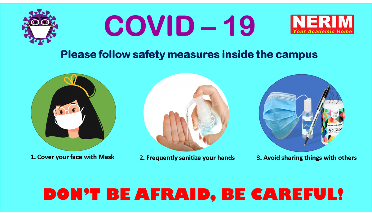 NERIMOfficial's tweet photo. NERIM believes in fighting back but with utmost care.
#covid_19 #Awareness #NERIM https://t.co/x0DrhENEYi