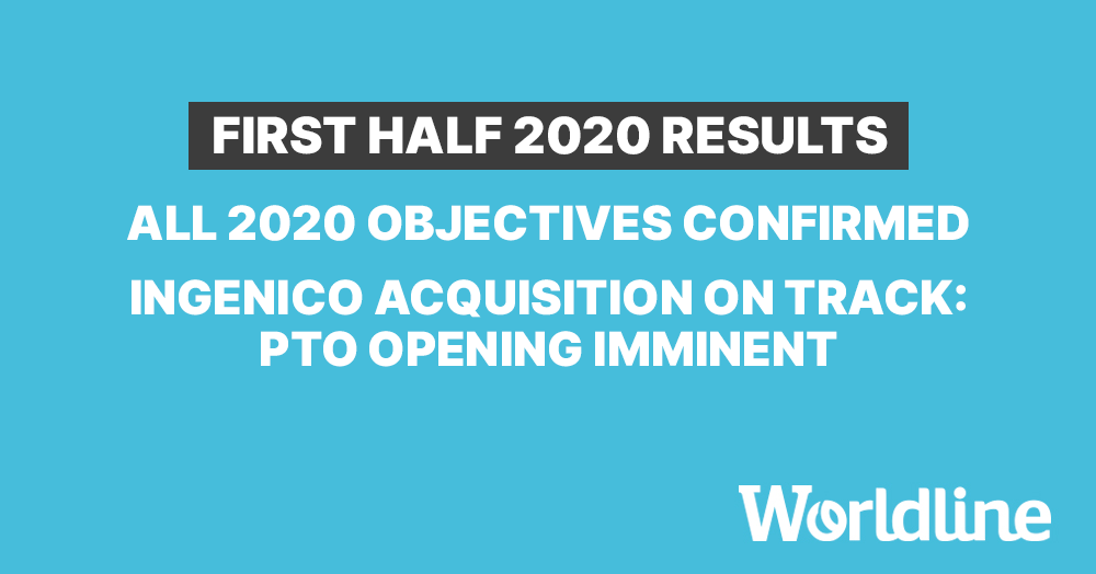 WorldlineGlobal's tweet photo. #Worldline has announced its 2020 first half-year results, confirming all its objectives and the improvement of its momentum in line with its full year trajectory, with, notably, a resilient #profitability and strong #commercial activities. Read the #PR. https://t.co/TgQllb65zr https://t.co/6qYfkFRwLn