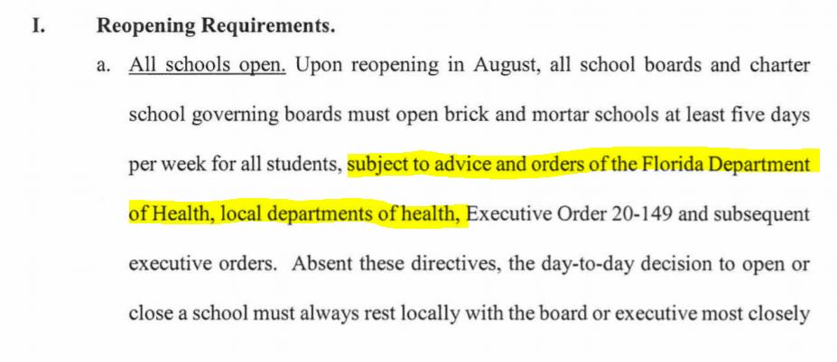 ALAtterbury's tweet photo. Who can decide when Florida schools should close?

“I do not have the authority as health officer to advise you to close schools or when to re-open,” Claudia Blackburn, Florida Department of Health in Leon County's Health Officer, said today during a task force meeting. https://t.co/RNcv3VMPd4