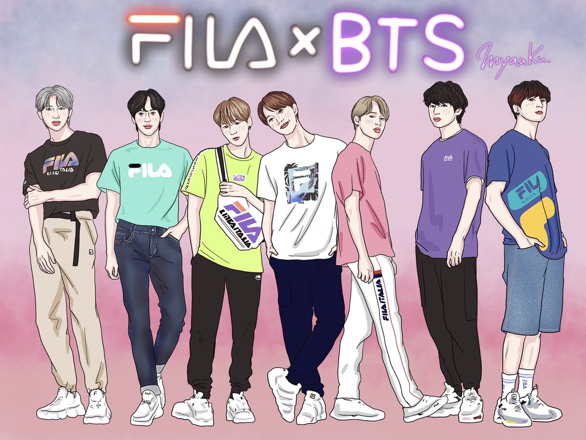 みゃうく Fila Bts Btsfanart 방탄소년단 Btsjin Btsv Btsjimin Btssuga Btsjhope Btsjungkook Btsrm Filaxbts Fila Filaxarmys Btsイラスト Digitalart Procreateart イラスト Bts Twt Bts Bighit Bts Jp Official Bighitent