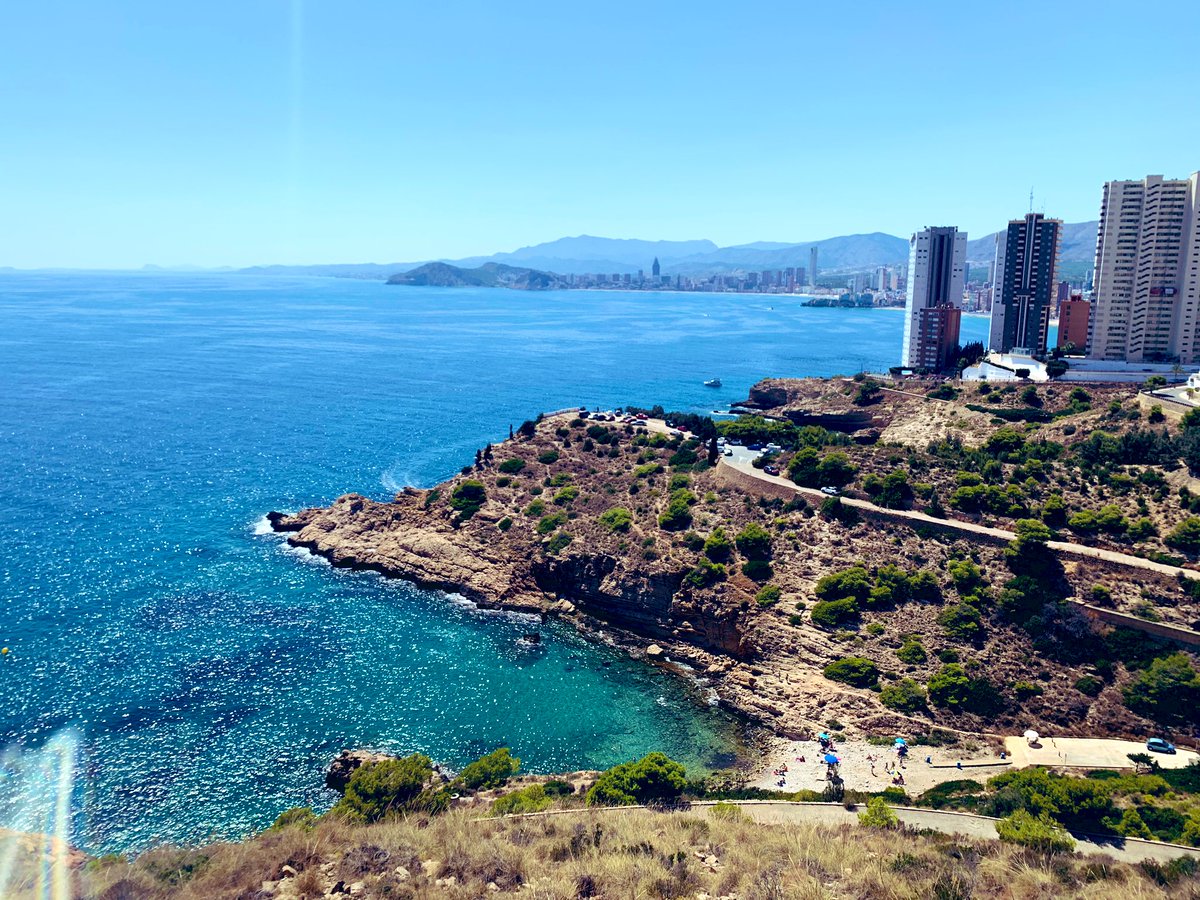 Hello from Benidorm  Here to report on how the Costa is coping with Covid as Brits return. And to get a tan. And a gin.