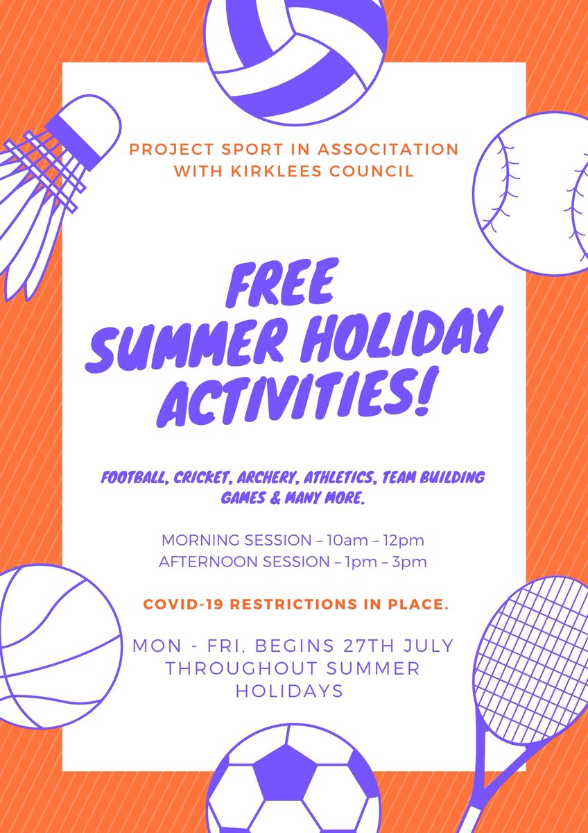 The_BridgeHub's tweet photo. Check out this programme of free activities across Denby Dale, Kirkburton &amp; Holmfirth, starting next week &amp; running every day through the Summer holidays! https://t.co/BnGdYvQvIV