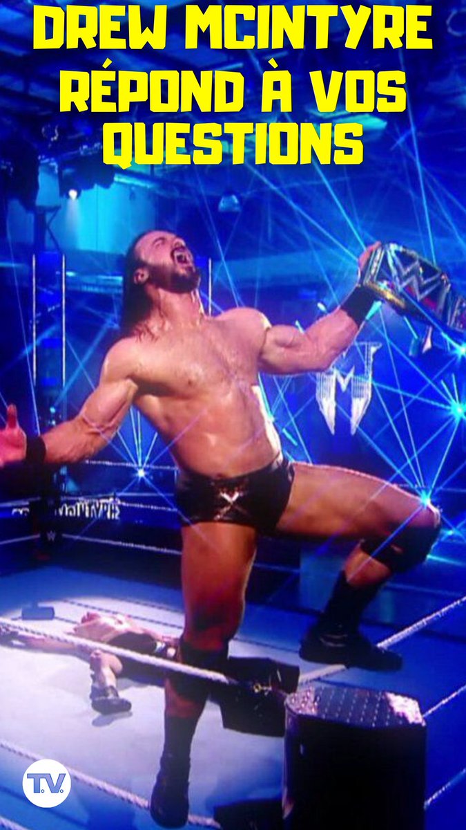 ThibaudVezirian's tweet photo. La #TeamCatch, l'entretien avec le champion de la WWE @DMcIntyreWWE arrive dans 10 minutes ๐ฅ J'ai pu lui poser pas mal de vos questions... ๐บ https://t.co/OVkoBDqNuM https://t.co/einmLyVOS6