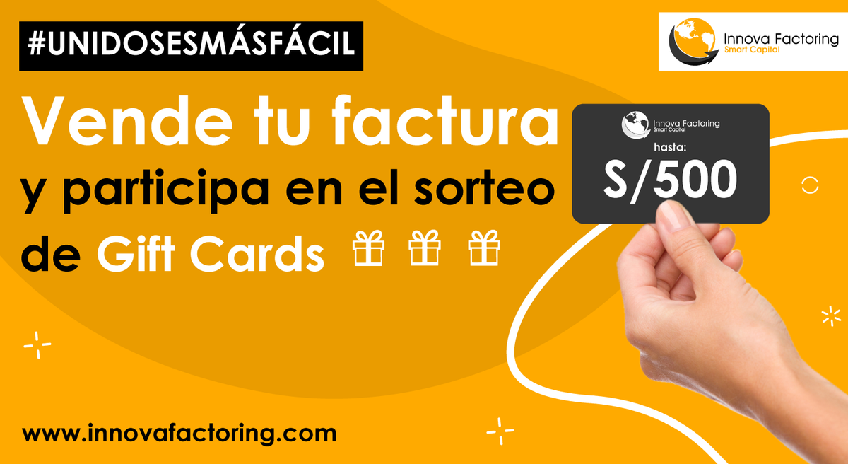 DigiFactoring's tweet photo. Para participar sigue estos #3pasos:
1) Inicia el proceso de factoring, evaluando tu factura y registrándote en https://t.co/QzrspLl3fn
2) Dale Me gusta al fanpage de Innova Factoring
3) Comparte esta publicación en modo público.
¡Suerte! 🙌
#InnovaFactoring #Sorteo #Factoring https://t.co/zOGjBDBw6w