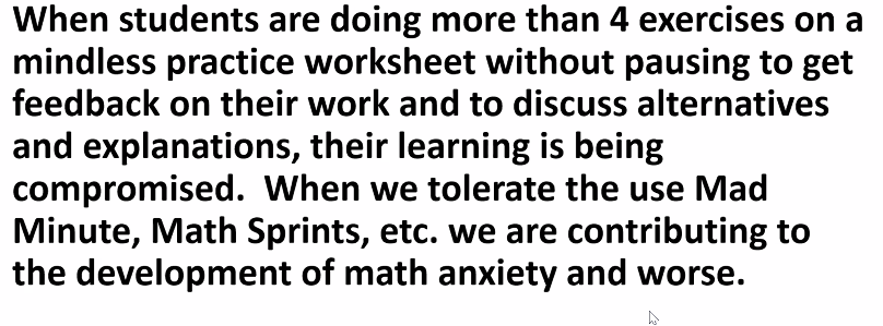 calarmstrong's tweet photo. Steve Leinwand at #pctmvirtual
"We know what works and what doesn't work"
#MTBOS #MTBOS https://t.co/h9CtzgAJE6