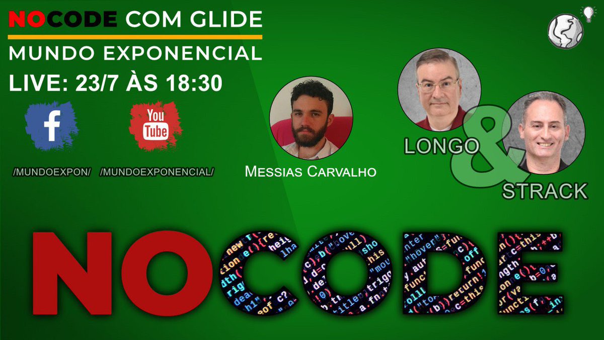 realAlexStrack's tweet photo. Falta bem pouco para mais um live sobre o mundo #nocode. Desta vez vamos debater sobre as oportunidades pra quem usa o @glideapps .
👉 https://t.co/myb2lgPTwG
#mundoexponencial #transformacaodigital #inovacao #tecnologia https://t.co/gUUDFeZoDd