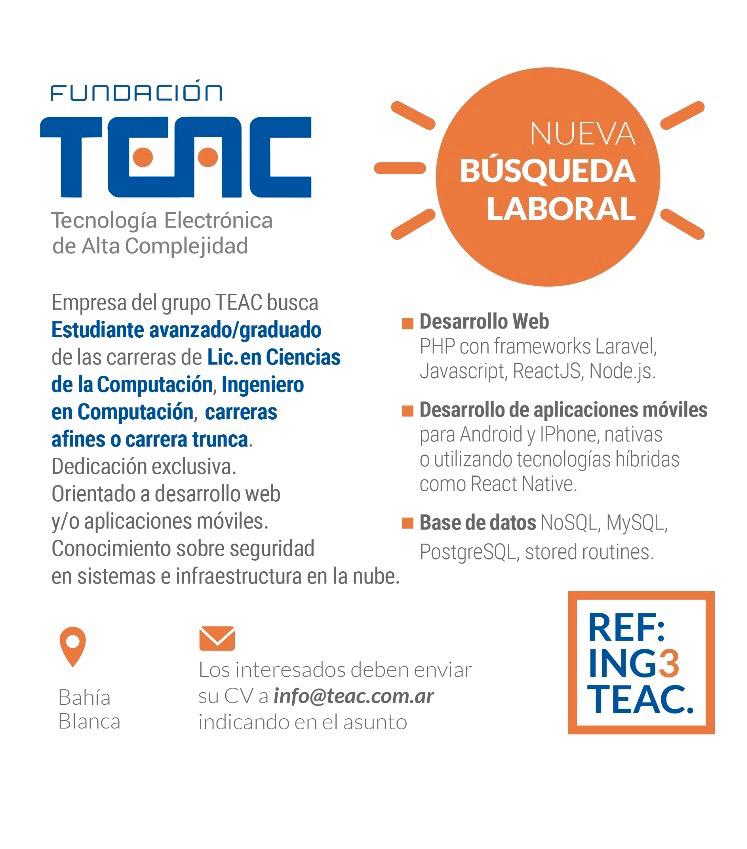 martinlarrea's tweet photo. Nueva búsqueda laboral Cc @cecom_uns https://t.co/Tmpx6HEEt0