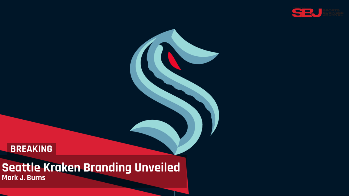 SBJ's tweet photo. #BREAKING: Seattle Kraken has been unveiled as the name for the new @NHLSeattle_ franchise, set to begin play in 2021. @markjburns88 has the story. #ReleaseTheKraken

🏒: https://t.co/WXQ8dB82c1 https://t.co/5B8iUN6ruQ