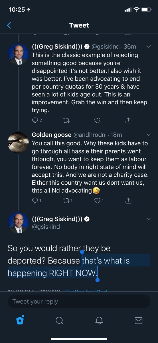 legallybehind's tweet photo. @m59049 @modgilshi @theImmiForum @SenatorDurbin @SenMikeLee @gsiskind @DickDurbin And this is the lawyer who’s intention are very clear is whom you want us to believe????? Basically they need more clients. Now we are their clients and they need our kids to be their clients tooo.... #sick https://t.co/oGHck4bOHa